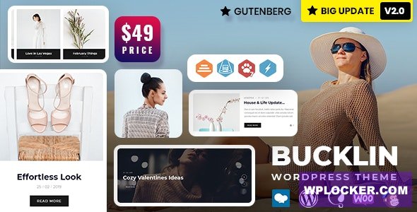 Bucklin v2.0 - Creative Personal Blog WordPress Theme