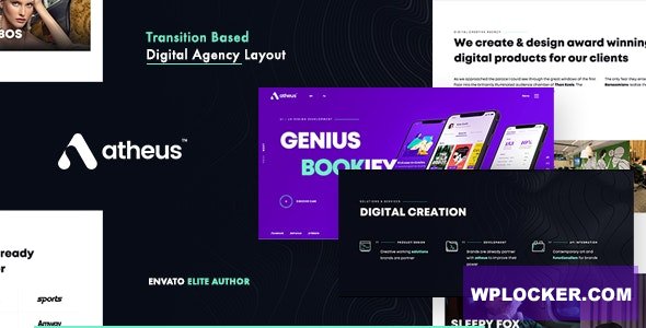 Atheus v1.1.0 - Modern Creative Agency WordPress Theme