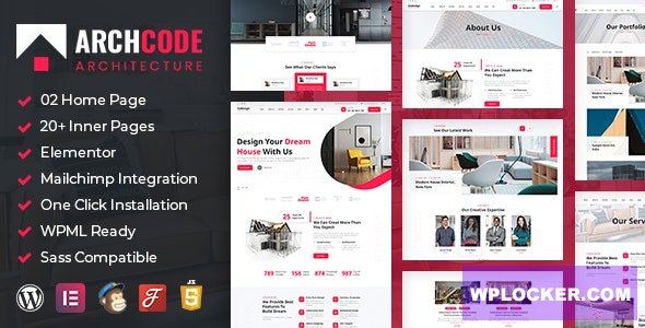 Archcode v1.3 - Architect Design WordPress Theme