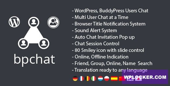 WordPress, BuddyPress Users Chat Plugin v2.0.3
