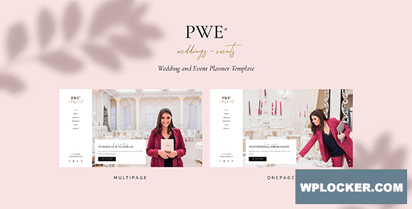 PWE v1.0 - Wedding and Event Planner Template