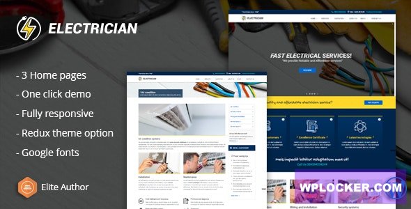 Electrician v1.0 - Electrical And Repair Service WordPress Theme