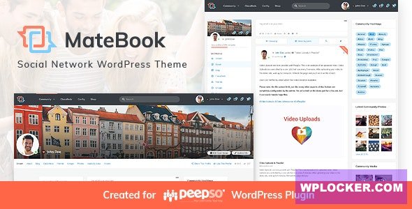 Matebook v1.1 - Social Network WordPress Theme