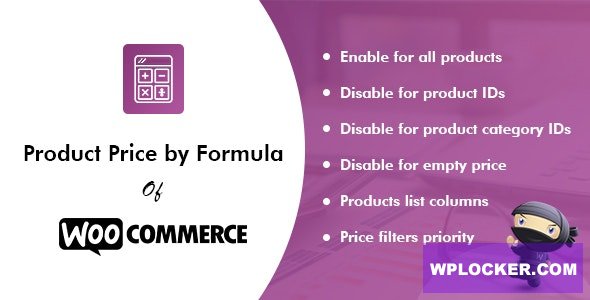 Product Price by Formula for WooCommerce v2.4.0