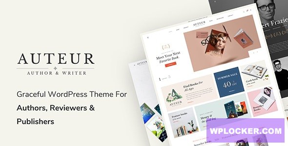 Auteur v6.4 – WordPress Theme for Authors and Publishers