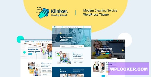 Klinixer v1.0.4 - Cleaning Services WordPress Theme + RTL