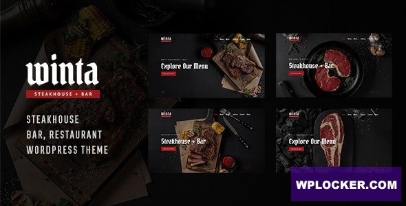 Winta v1.0 - Steakhouse Restaurant WordPress Theme