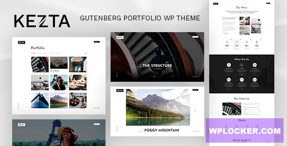 Kezta v1.1 - Gutenberg Portfolio for WordPress