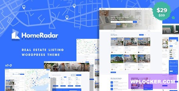 HomeRadar v1.0.3 - Real Estate WordPress Theme