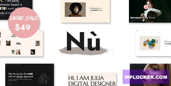 Nù v1.0.0 - Creative Portfolio WordPress Theme