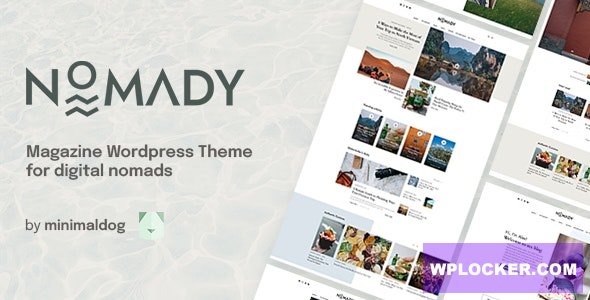 Nomady v1.1.5 - Magazine Theme for Digital Nomads