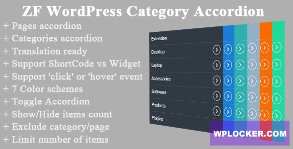 ZF v2.5.1 - WordPress Category Accordion