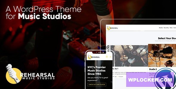 Rehearsal v1.3 - Music Studio WordPress Theme