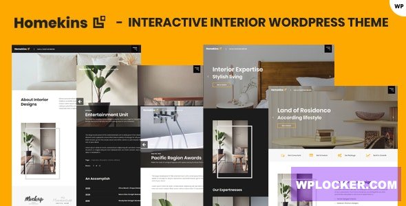 Homekins v1.0 - Interior WordPress Theme