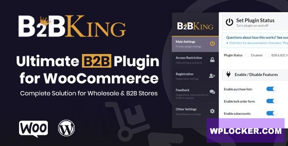 B2BKing v4.8.50 - The Ultimate WooCommerce B2B & Wholesale Plugin