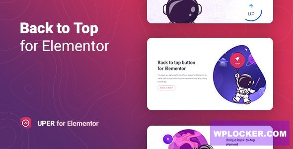 Uper v1.0 - Back to Top Button for Elementor