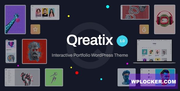 Qreatix v1.0 - Interactive Portfolio WordPress Theme