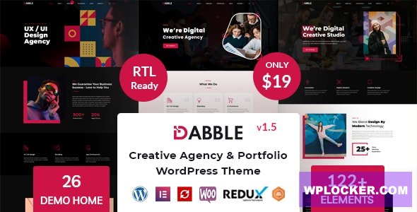 Dabble v1.5 - Creative Agency & Portfolio WordPress Theme