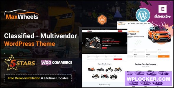 Maxwheels v1.0.1 - Car Dealer Automotive & Classified Multivendor WordPress Theme