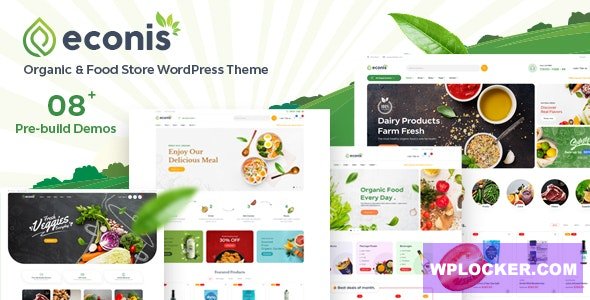Econis v1.0.3 – Organic & Food Store WordPress Theme
