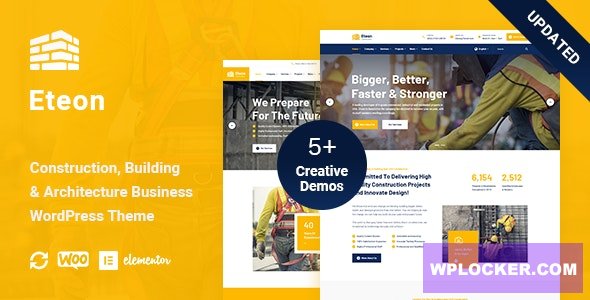 Eteon v1.0.6 - Construction And Building WordPress Theme