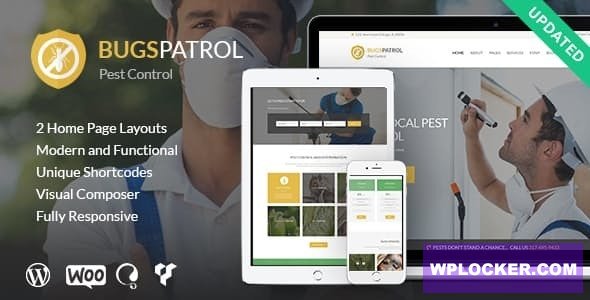 BugsPatrol v1.4.3 - Pest & Insects Control Disinsection Services WordPress Theme