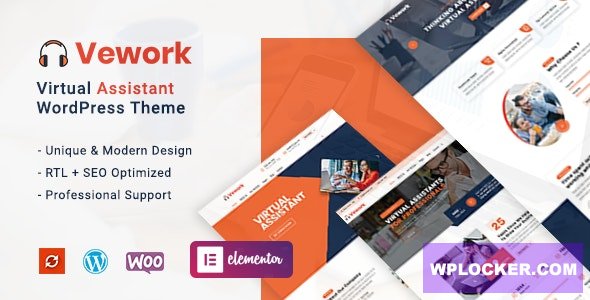 Vework v1.0.3 - Virtual Assistant WordPress Theme