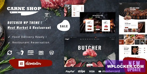 Carne v1.1 - Butcher & Meat Restaurant