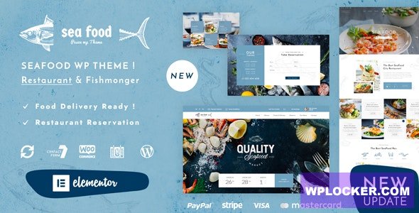 Pesce v1.4 - Seafood Restaurant WordPress Theme