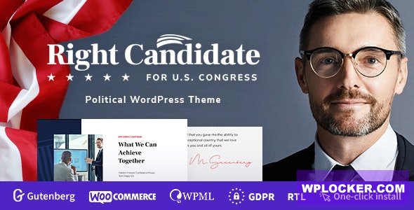 Right Candidate v1.0.4 - Election Campaign and Political WordPress Theme