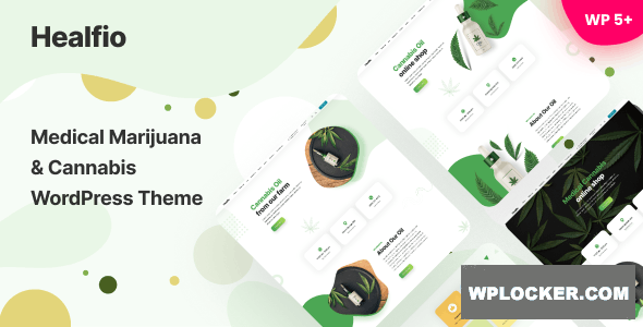 Healfio v1.33 - Medical Marijuana & Coffeeshop WordPress Theme