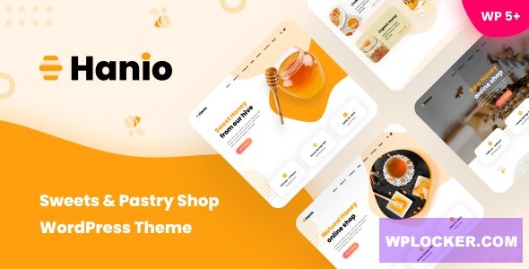 Hanio v1.93 - Sweets & Pastry Shop WordPress Theme