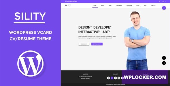 Sility v1.7.2 - vCard, CV & Resume WordPress Theme
