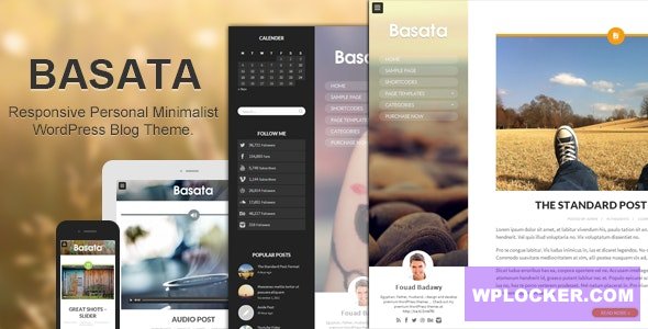 Basata v1.3.3 - Retina Responsive WordPress Blog Theme