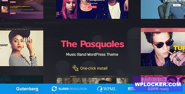 The Pasquales v1.1.0 - Music Band, DJ and Artist WP Theme