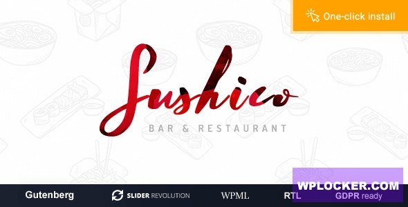 Sushico v1.0.6 - Sushi and Asian Food Restaurant WordPress Theme