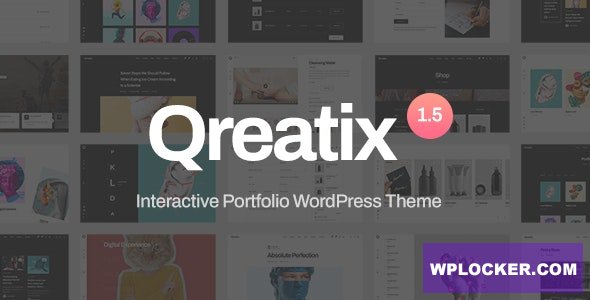 Qreatix v1.5.4 – Interactive Portfolio WordPress Theme