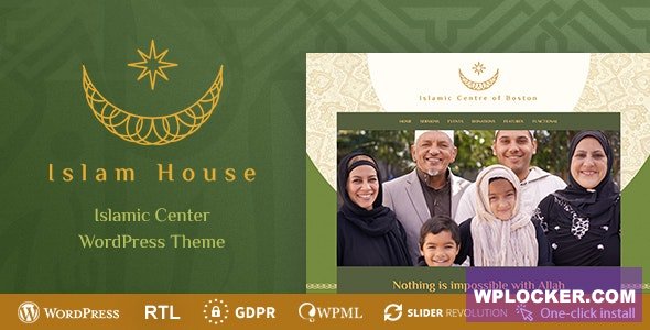 Islam House v1.0.7 - Mosque and Religion WordPress Theme