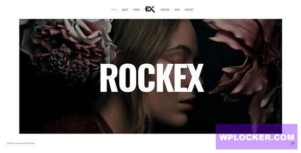 Rockex v1.0 - One Page Portfolio WordPress Theme