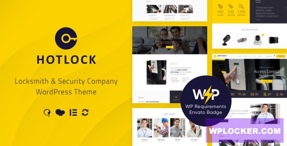 HotLock v1.3.4 - Locksmith & Security Systems WordPress Theme + RTL