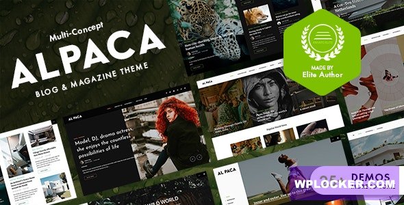 Alpaca v1.1.0 - Blog & Magazine WordPress Theme