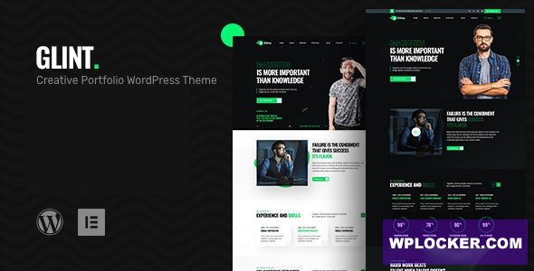 Glint v1.0 - Personal Portfolio WordPress Theme