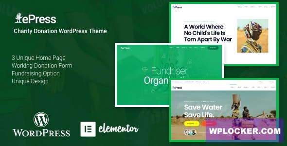 ePress v2.0.0 - Nonprofit Charity WordPress Theme