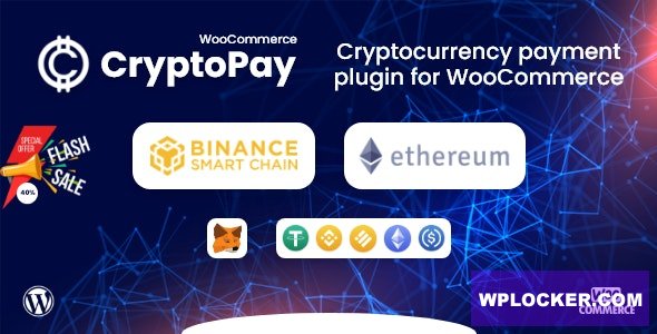 CryptoPay WooCommerce v1.0 - Cryptocurrency payment plugin