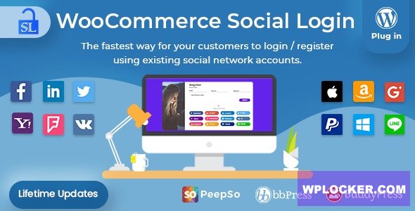 WooCommerce Social Login v2.5.5 - WordPress plugin