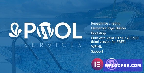 Pool Services WordPress Theme + RTL v3.3