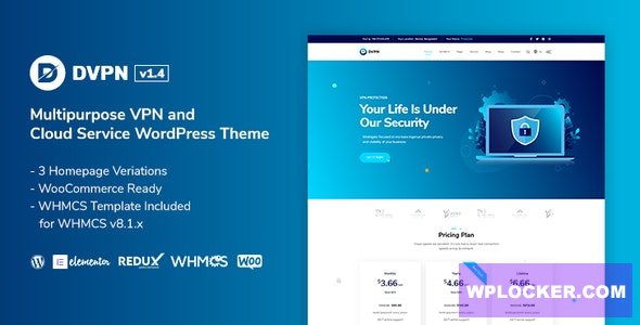 DVPN v1.6 - Multipurpose VPN WordPress Theme