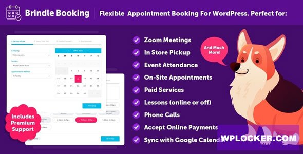 Brindle Booking Appointments Plugin 1.1.7