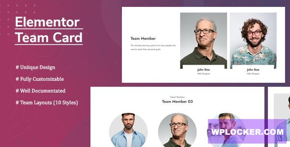 Elementor Team Card v1.0
