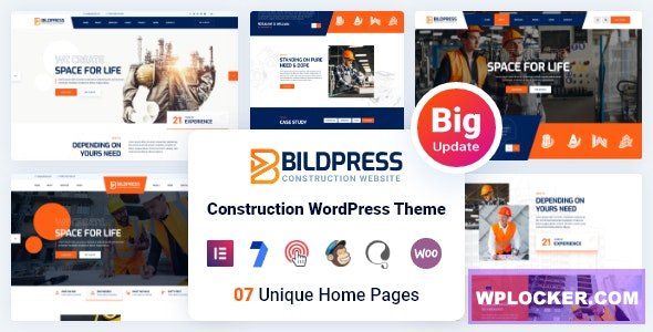 BildPress v1.2.8 - Construction WordPress Theme + RTL